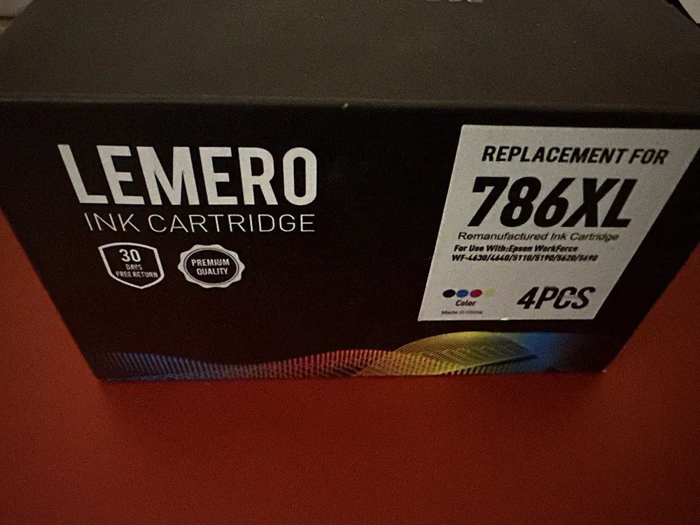 4pcs Lemero 786XL Reman. Ink Cartridges Fit/For Epson Workforce, OTHER