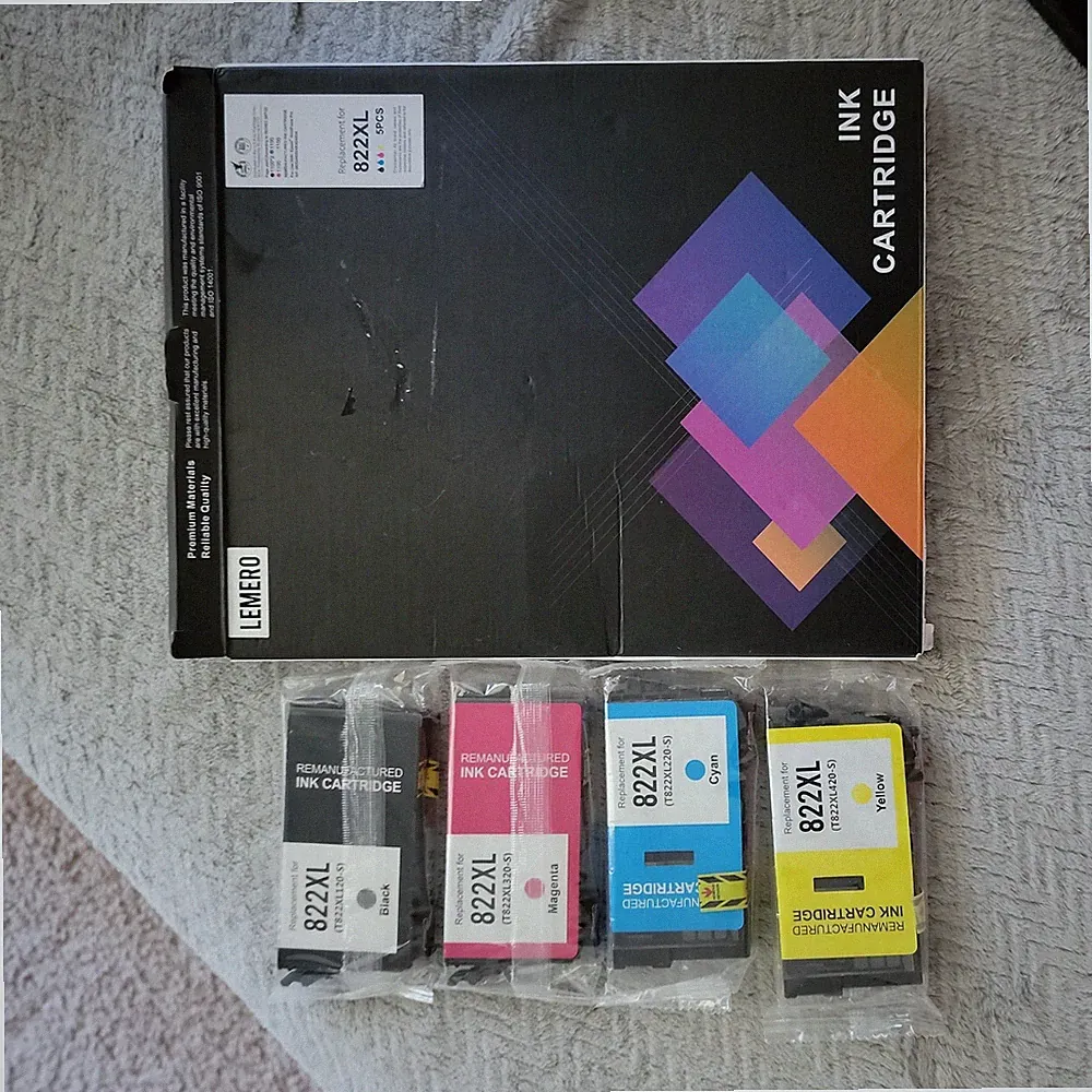822XL Ink Cartridges Combo Pack 4