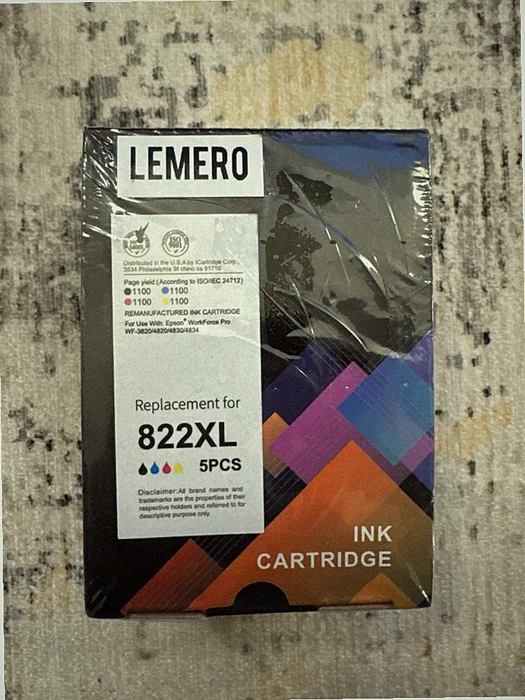 Epson 302XL Ink Carting For Xp-600 xp-6000 Xp -6000 Printer Lemero Remanufacture