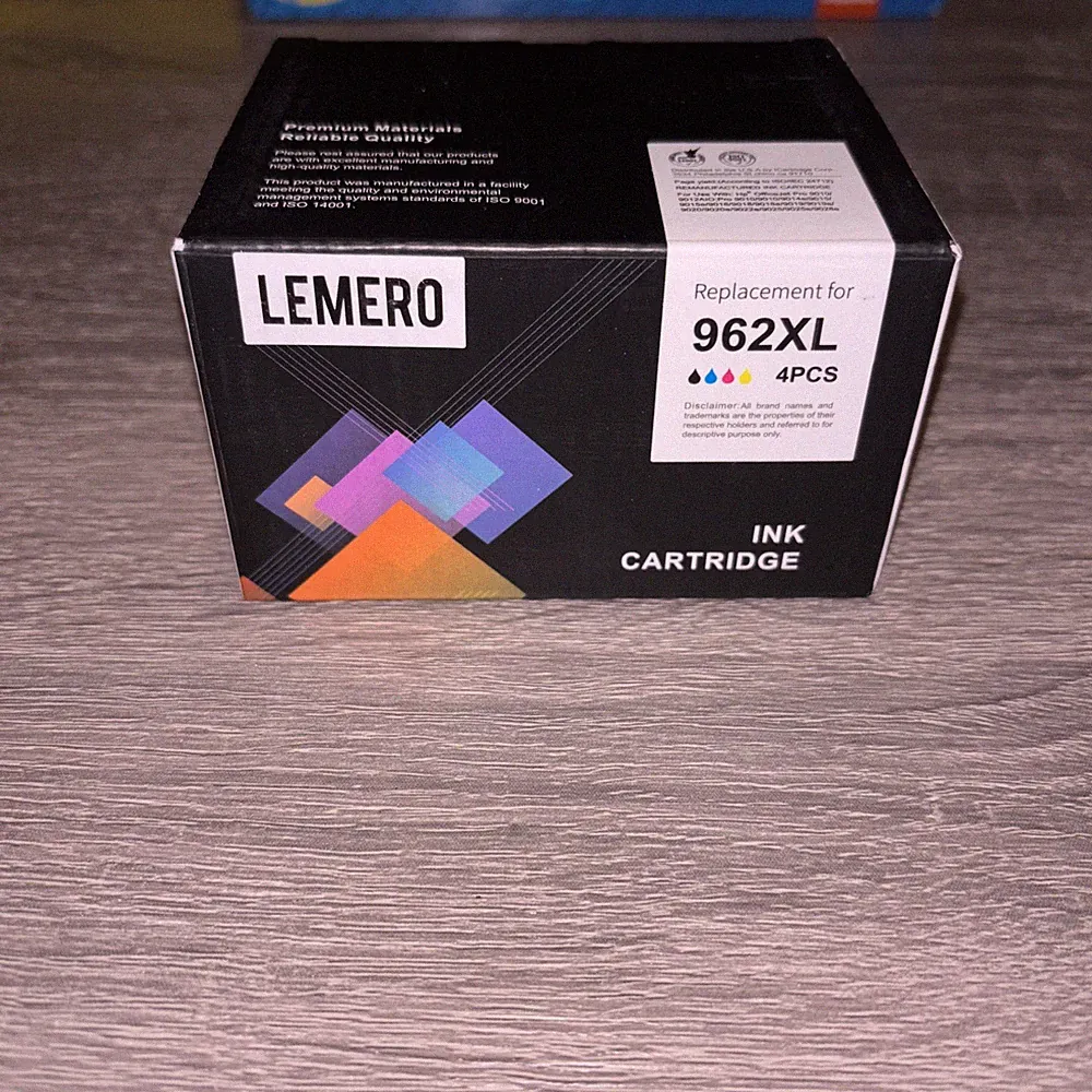 LEMERO 4 Pack Ink Cartridge Replacement for HP 962XL