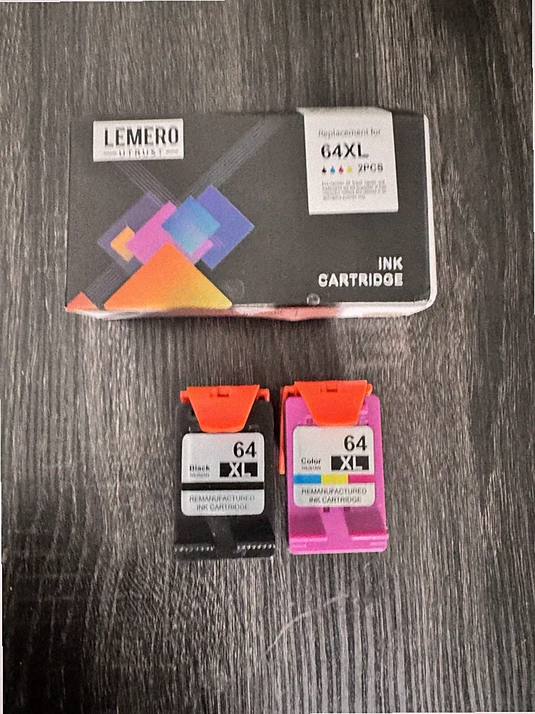 LEMERO 64 XL ‎Black N9J92AN /Tri-Color N9J91AN Ink Cartridge