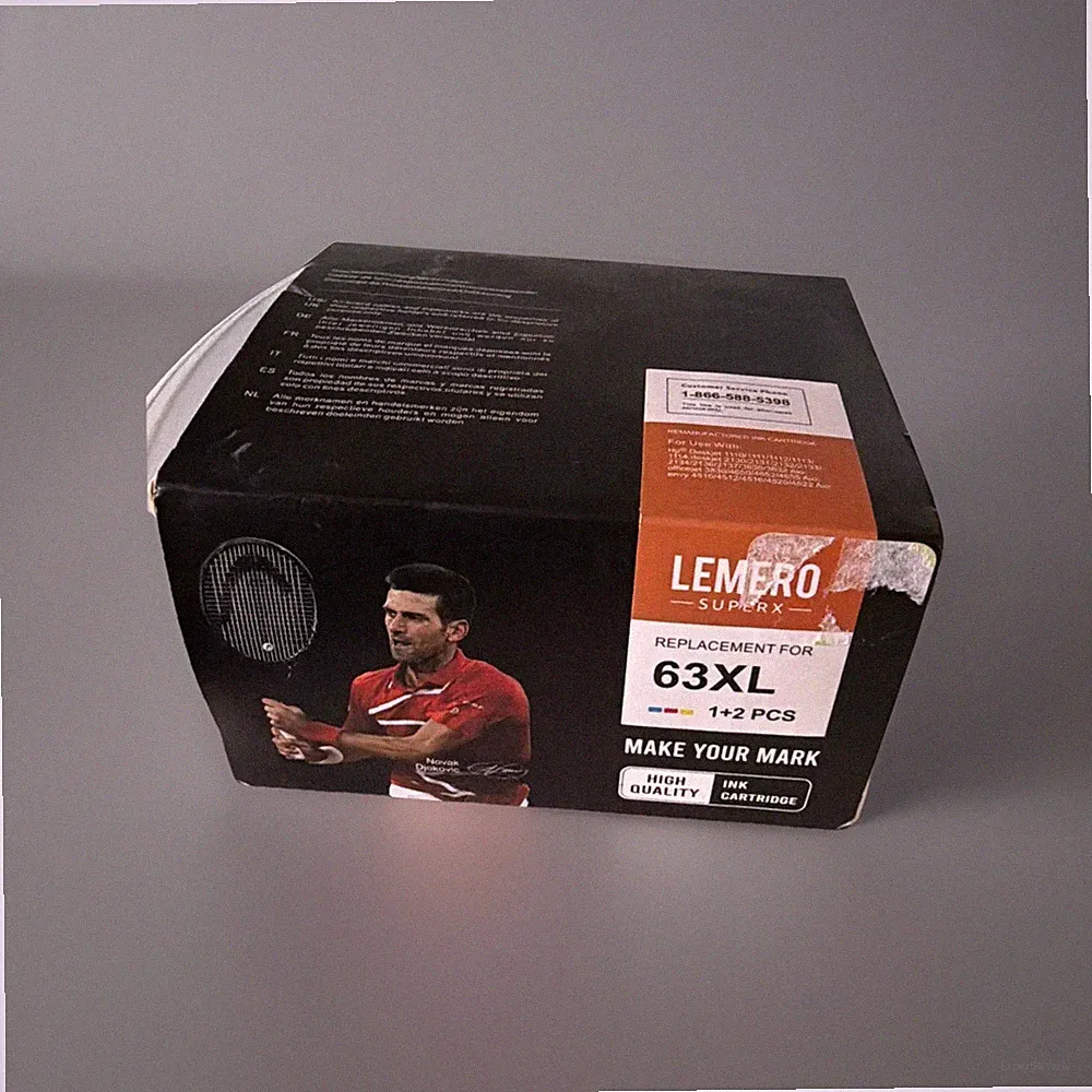 Lemero Superx replacement ink cartridges for 63XL printers. New In Box