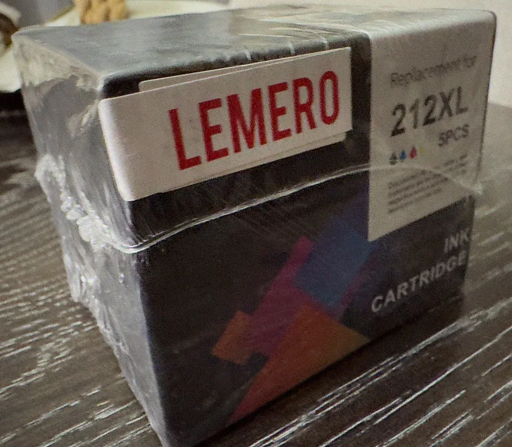 NIB Sealed Lemero Replacement 212XL Sealed 5 Pcs Ink Cartridge